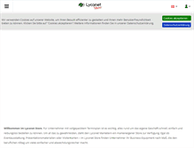 Tablet Screenshot of lyconet-store.com